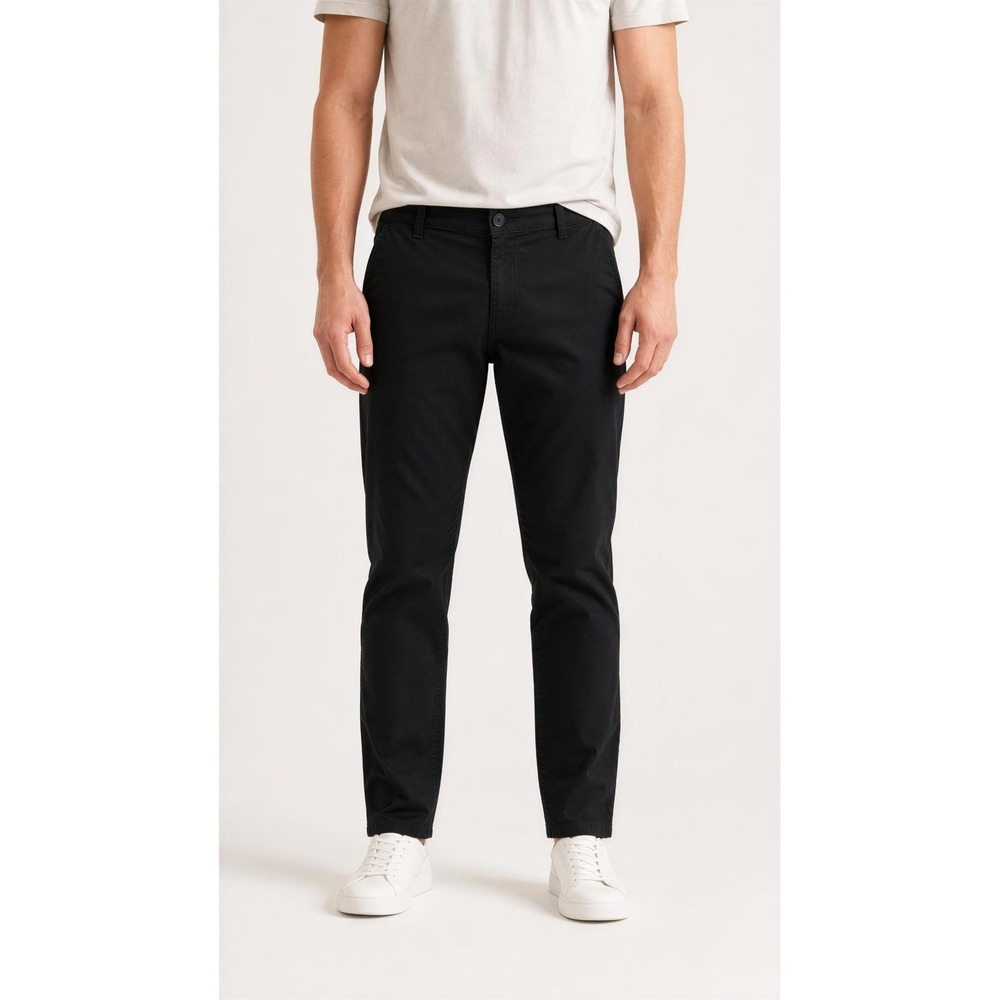 Zara Mens Skinny Fit Chino Pants Black Size 30 1934/430